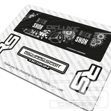 ROCKSHOX DELUXE RT3 STYLE FLOWERPOWER DECAL KIT