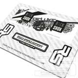 ROCKSHOX DELUXE RT3 STYLE FLOWERPOWER DECAL KIT