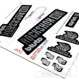 ROCKSHOX BLUTO 'ONE' DECALS