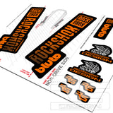 ROCKSHOX BLUTO 'ONE' DECALS