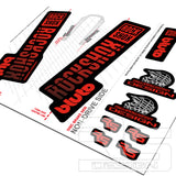 ROCKSHOX BLUTO 'ONE' DECALS