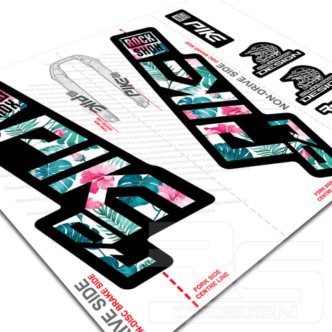21 PIKE DJ 'ALOHA' DECALS