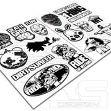 MEGA A4 STICKER SHEET 3