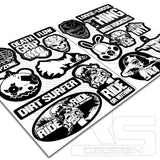 MEGA A4 STICKER SHEET 3