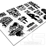 MEGA A4 STICKER SHEET 5