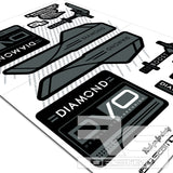 DVO DIAMOND BOOST ONE DECALS