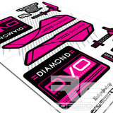 DVO DIAMOND BOOST ONE DECALS