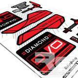 DVO DIAMOND BOOST ONE DECALS