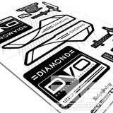 DVO DIAMOND BOOST ONE DECALS