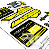 DVO DIAMOND BOOST ONE DECALS