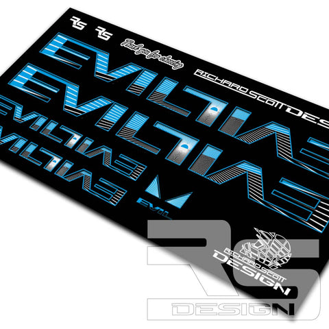 EVIL 'RISING SUN' FRAME DECAL KIT