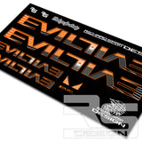 EVIL 'RISING SUN' FRAME DECAL KIT