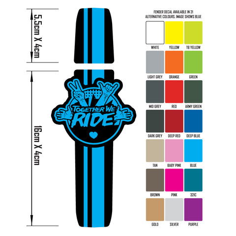 FOX FENDER DECAL TWR