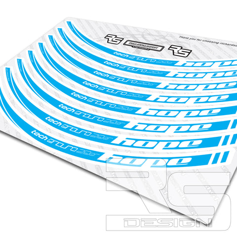 HOPE TECH ENDURO 29ER RIM DECAL SET
