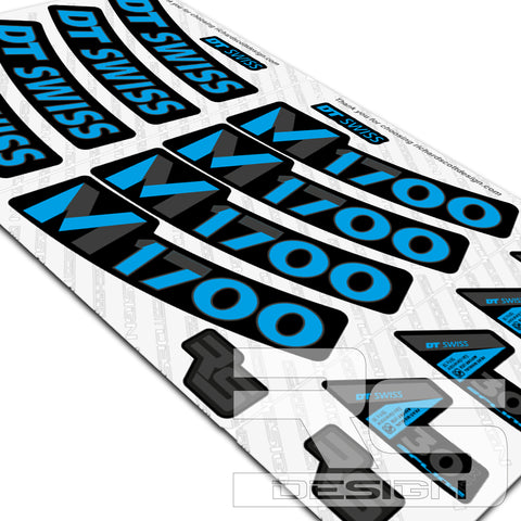 2018 DT SWISS M1700 SPLINE 27.5 DECAL KIT