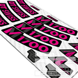 2018 DT SWISS M1700 SPLINE 27.5 DECAL KIT