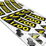 2018 DT SWISS M1700 SPLINE 27.5 DECAL KIT