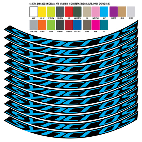 SYNCROS RIM DECALS