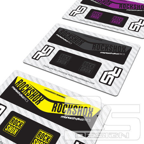 RS MONARCH STYLE DECAL KIT