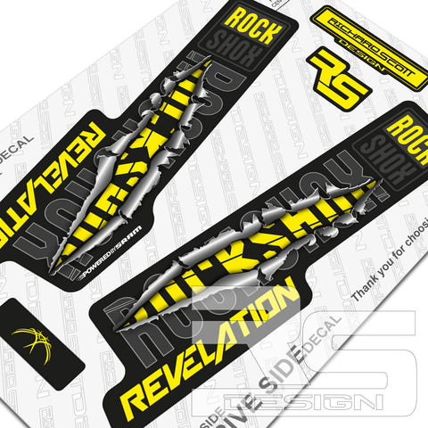 Rockshox stealth decals store
