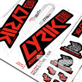 RS LYRIK 'ONE' DECAL KIT