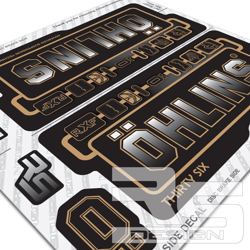 OHLINS STYLE RXF 36 DATUM DECAL KIT – Richard Scott Design