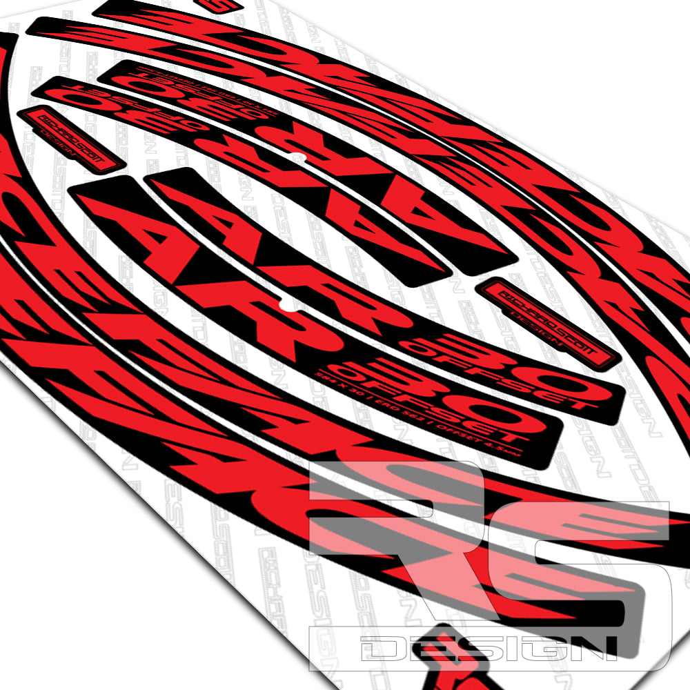 AR30 OFFSET DECALS – Richard Scott Design