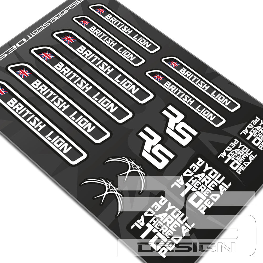 RIDER I.D DECAL SHEET B – Richard Scott Design